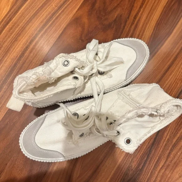 Blowfish white zip sneakers - Picture 2 of 4